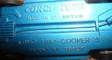 Corgi Bmc Mini Cooper S Magnifique Ref 334