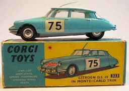 Citroen DS 19 Monte Carlo Rally Car by Corgi Toys
