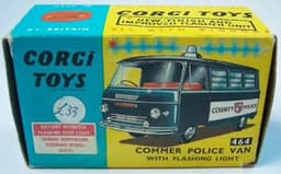 County Police Commer Police Van by Corgi Toys
