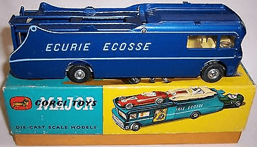 Ecurie Ecosse Racing Car Transporter by Corgi Toys