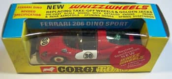 Ferrari 206 Dino Sport Whizzwheels by Corgi