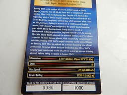 CORGI:"FLYING FORTRESS"-B-17F,"HELL,S ANGELS"BOMBER,"LIMITED EDITION"1/72 scale.