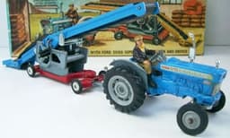 Ford 5000 Super Major Tractor and Wheeled Conveyor