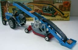 Ford 5000 Super Major Tractor and Wheeled Conveyor