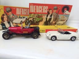 Corgi Gift Set 40 - The Avengers Vintage Bentley & Lotus Elan Original Box