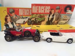 Corgi Gift Set 40 - The Avengers Vintage Bentley & Lotus Elan Original Box