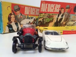 Corgi Gift Set 40 - The Avengers Vintage Bentley & Lotus Elan Original Box