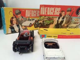 Corgi Gift Set 40 - The Avengers Vintage Bentley & Lotus Elan Original Box
