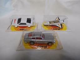 CORGI JUNIORS JAMES BOND SPACE SHUTTLE / ASTON MARTIN / LOTUS 40,41,60. 1978 NEW