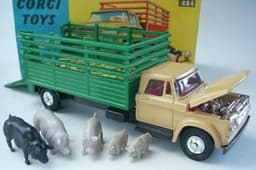 Dodge Kew Fargo Farm Livestock Truck by Corgi Toys