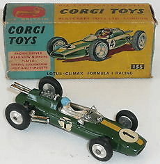 Lotus Climax Formula 1 Grand Prix Racing Car by Corgi Toys