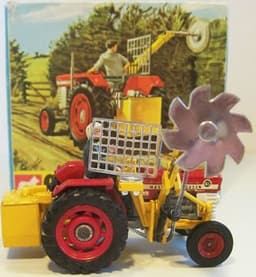 Massey Ferguson 165 Tractor with Saw Attachment by Corgi Toys