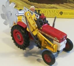 Massey Ferguson 165 Tractor with Saw Attachment by Corgi Toys