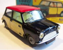 Mini Cooper With DeLuxe Wickerwork by Corgi