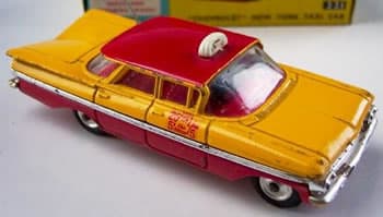 New York Chevrolet Taxi Cab by Corgi Toys