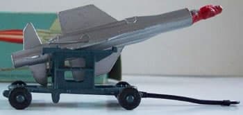 Thunderbird Guided Missile On Assembley Trolley by Corgi Toys