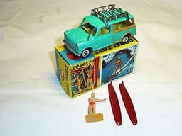 Corgi Toys 485 BMC Mini Countryman surfing with surfer B.M.C. - Dinky
