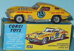Corgi Toys Customized Chevrolet Corvette Sting Ray Ref 337