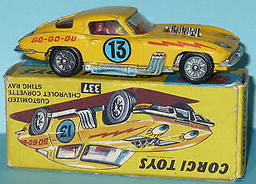 Corgi Toys Customized Chevrolet Corvette Sting Ray Ref 337
