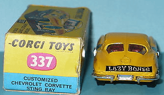 Corgi Toys Customized Chevrolet Corvette Sting Ray Ref 337
