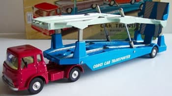 Bedford TK Car Transporter And Four Saloon Cars Gift Set by Corgi Toys