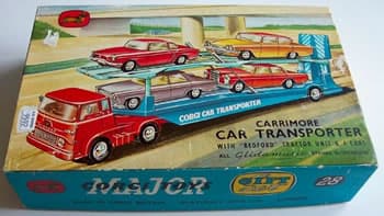 Bedford TK Car Transporter And Four Saloon Cars Gift Set by Corgi Toys