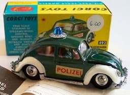 Volkswagen European Police Car by Corgi Toys