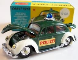 Volkswagen European Police Car by Corgi Toys