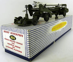 Corporal Missile Erector Vehicle and Launching Platform by Dinky ref 666