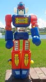 Daimos Robot Jumbo Machinder Famosa Venezuela Vintage Early 80 24" Warrior
