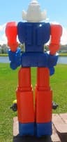 Daimos Robot Jumbo Machinder Famosa Venezuela Vintage Early 80 24" Warrior