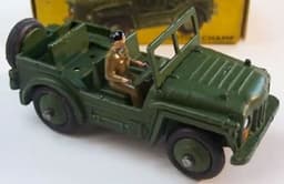 Army Austin Champ with Driver by Dinky Toys