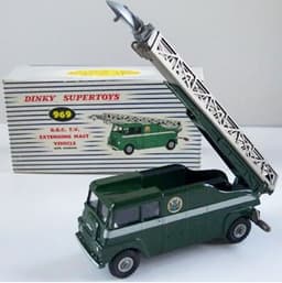 BBC TV Extending Mast Vehicle by Dinky Supertoys