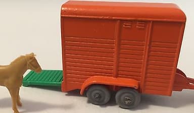 DINKY DUBLO MODEL No.73 LANDROVER AND HORSE BOX NMIB