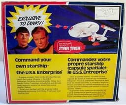 Klingon Battle Cruiser from Star Trek by Dinky Toys