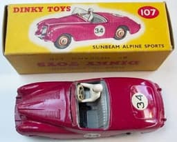 Sunbeam Alpine by Dinky Toys