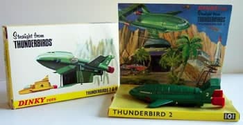 Thunderbirds 2 and 4 by Dinky Toys
