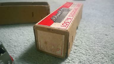 DINKY TOYS 501 FODEN 8 WHEEL DIESEL WAGON GREY/RED ORIGINAL BOXED