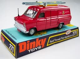 Ford Transit Fire Service Van by Dinky Toys