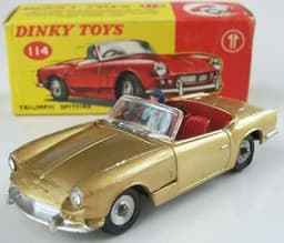 Triumph Spitfire Sports Car by Dinky Toys