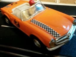 Fleischmann Mercedes 3260 slot car Orange rare collectable