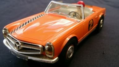 Fleischmann Mercedes 3260 slot car Orange rare collectable