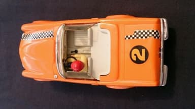 Fleischmann Mercedes 3260 slot car Orange rare collectable