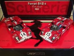 Fly Filipinetti-Ferrari Ltd Ed Team Set Le Mans 1970 Slot Car / Scalextric