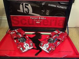 Fly Filipinetti-Ferrari Ltd Ed Team Set Le Mans 1970 Slot Car / Scalextric