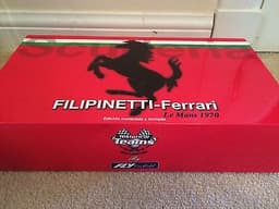 Fly Filipinetti-Ferrari Ltd Ed Team Set Le Mans 1970 Slot Car / Scalextric