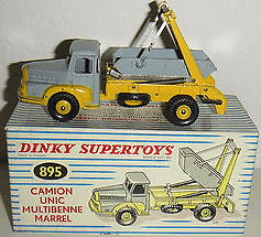 French Dinky Camion Unic Multibenne Marrel Ref 895