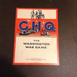 GHQ The Waddington War Game, board game with original box and pieces.