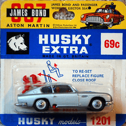 James Bond 007 Aston Martin DB5 by Husky Ref 1201