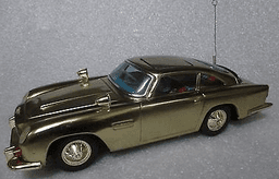 James Bond 007 Aston Martin DB5 in Gold by Gilbert